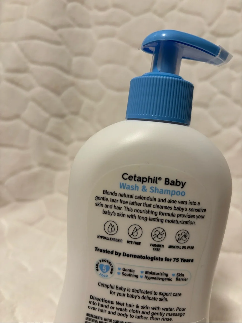 Cetaphill Baby Wash & Shampoo Tear Free